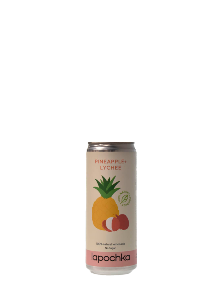 Lapochka Pineapple + Lychee б/алк. 0,33 л БАНКА