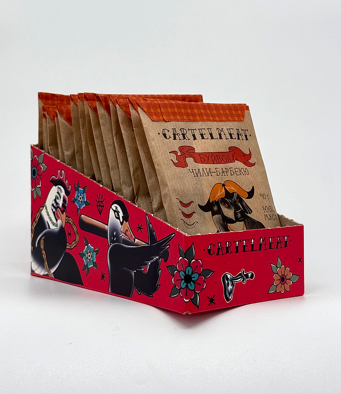 Буйвол "Чили-барбекю" 40 г (15 шт)