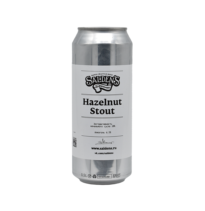 HAZELNUT STOUT 0,45 БАНКА Saldens (код 520)