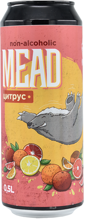 Mead Цитрус (Б/А) 0,45 БАНКА (х20)