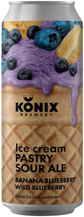 Ice cream pastry sour ale STRAWBERRY BANANA 0,45 БАНКА