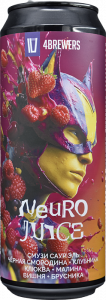 Neuro Juice (Black Currant+Strawberry+Cranberry+Raspberry+Cherry+Cowberry) 0,45 л БАНКА (х12) НОВЫЙ Neuro Juice (Black Currant+Strawberry+Cranberry+Raspberry+Cherry+Cowberry) 0,45 л БАНКА (х12) НОВЫЙ