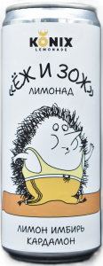 Ёж и зож, лимонад 0,33 БАНКА